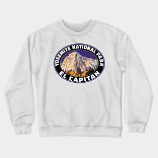 El Capitan Yosemite National Park California Crewneck Sweatshirt